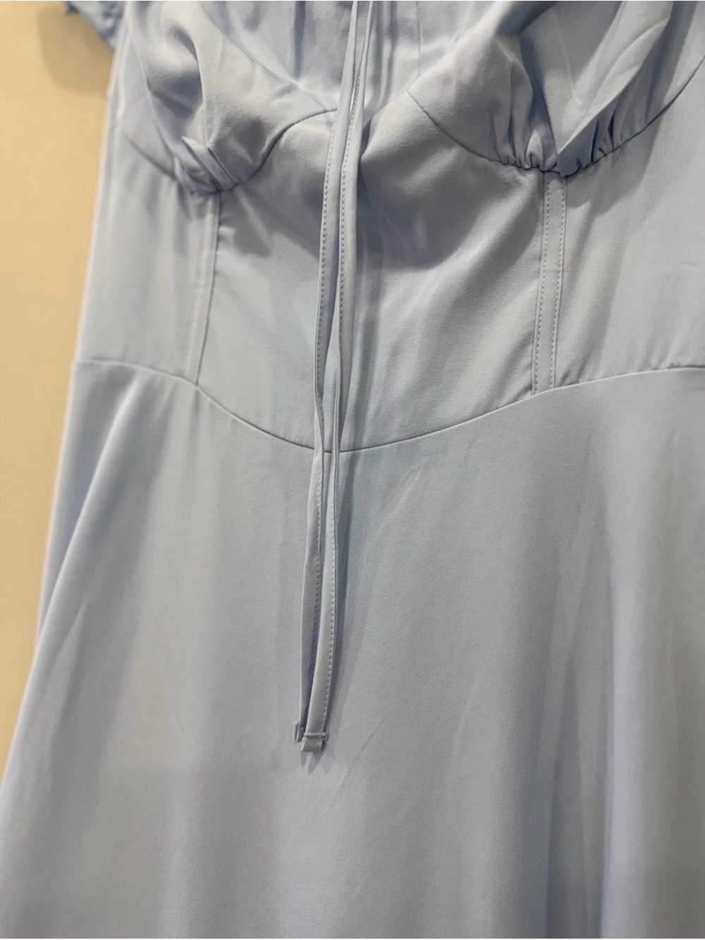 Light Blue Maxi Formal Dress Prom Bridesmaid Evening Gown - Picture 5 of 13